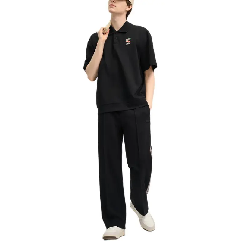 FILA ORIGINALE Polo Shirt Unisex Jet Black-1
