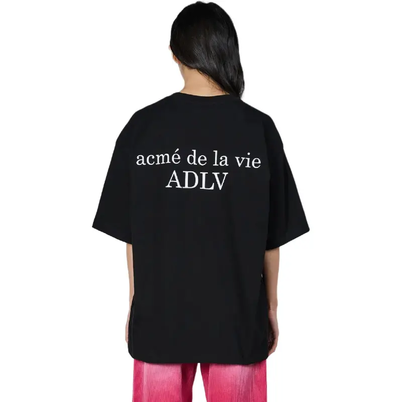 Acme De La Vie/ADLV Drop Shoulder Sleeve T Shirt Women's Black-2