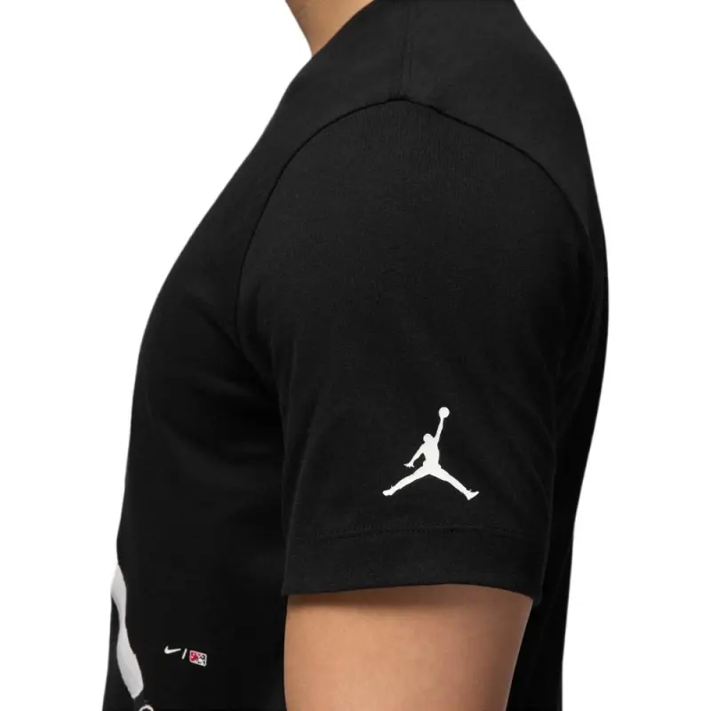 Jordan T Shirts Men Black-4