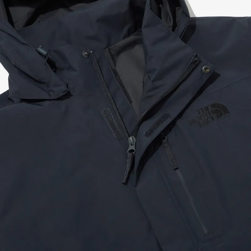 THE NORTH FACE Outdoor Hiking Water Resistant Windbreaker Jacket Unisex Dark Blue-4