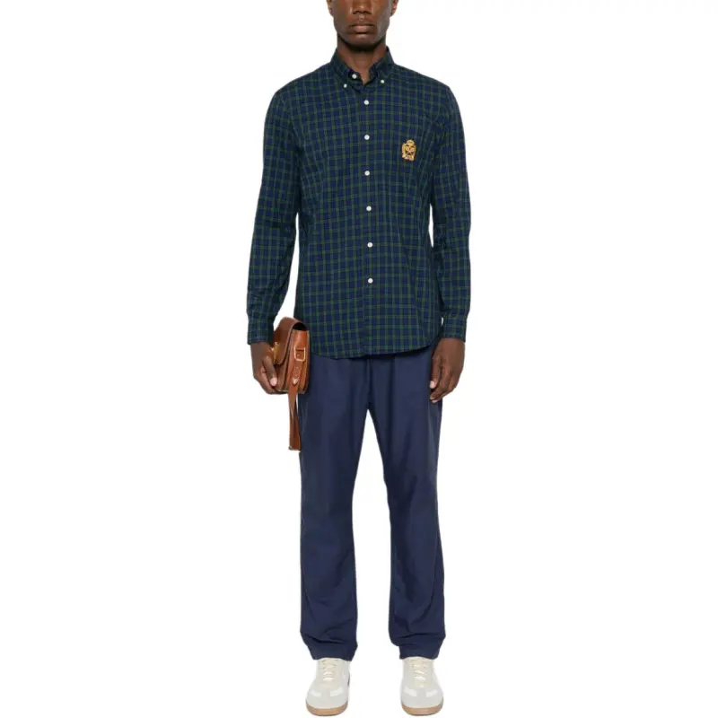 Polo Ralph Lauren Drawstring Cotton Tapered Trousers-1