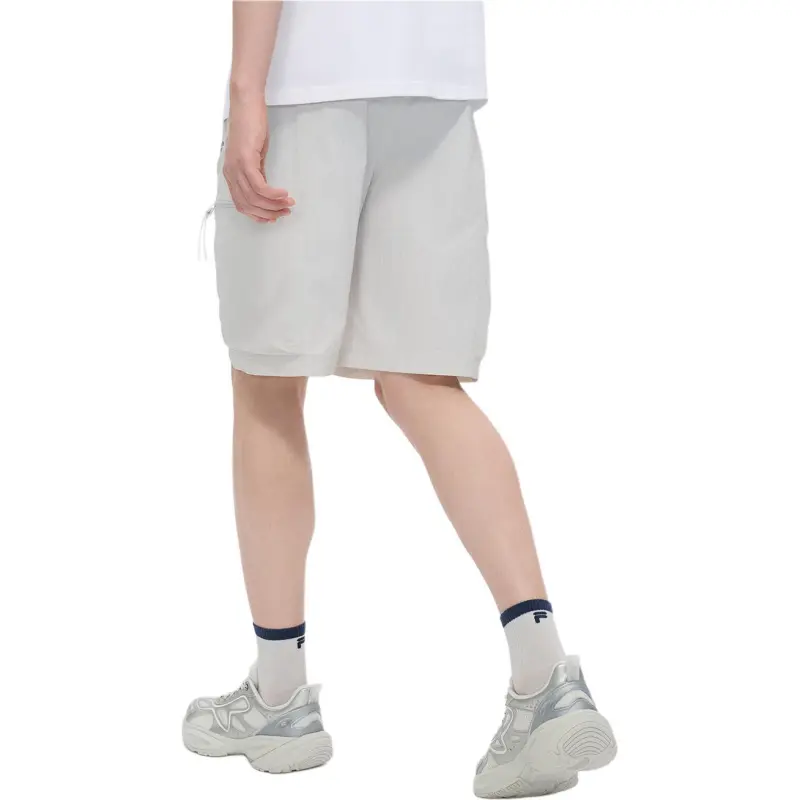 FILA FUSION SS25 Casual Shorts Men's Silver Ink Gray CC-3
