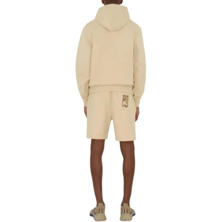 Burberry Check Label Track Shorts-2