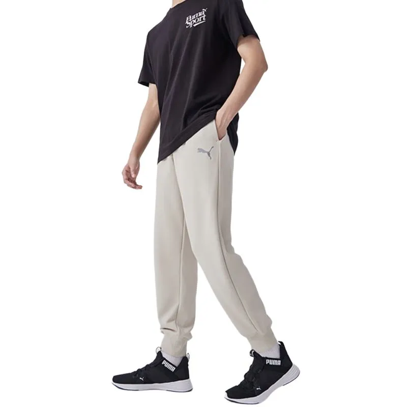 PUMA ESS RELAXED PANTS Casual Pants Men's Lime Gray-3