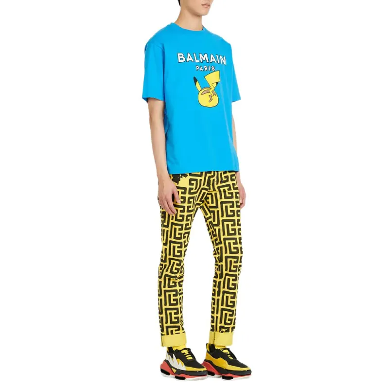 BALMAIN X Pokemon Cotton T shirt-3