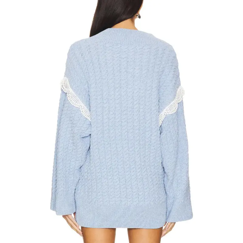 FOR LOVE & LEMONS Sweater Women's Blue-2