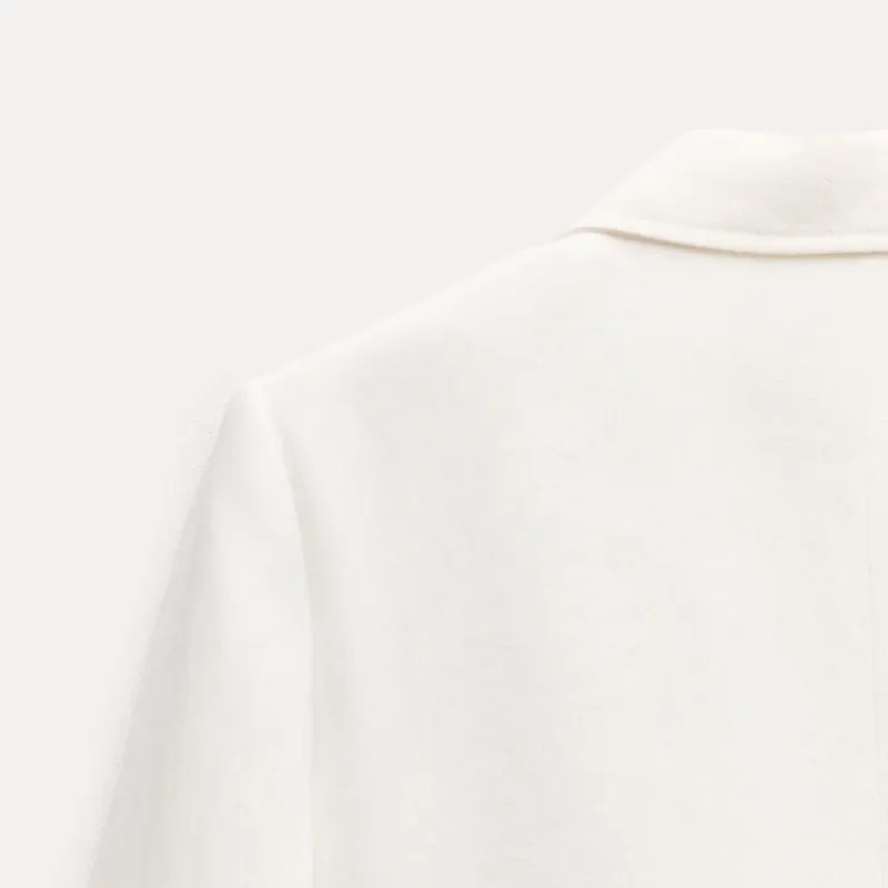 ZARA ZW Series Business Suit Women's White-4