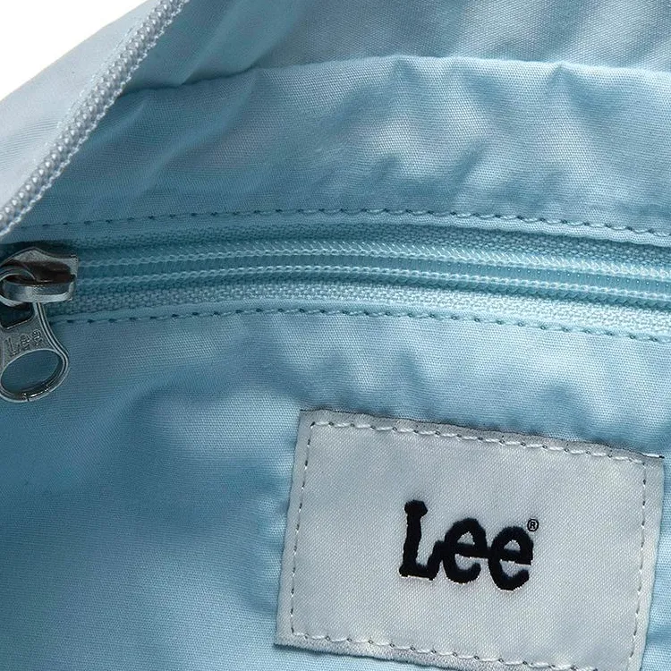 Lee Nylon One Shoulder Handbag Women's Light Blue-2