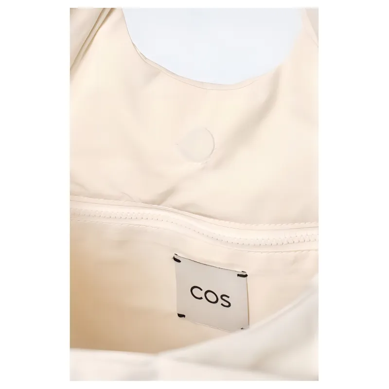 COS Fabric Handbag Tubas Women's Beige-2