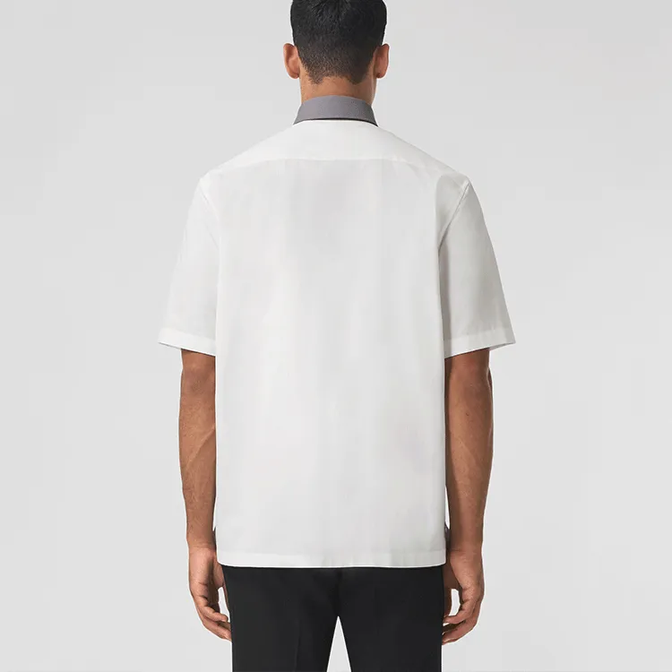 Burberry Shirts Men White-3