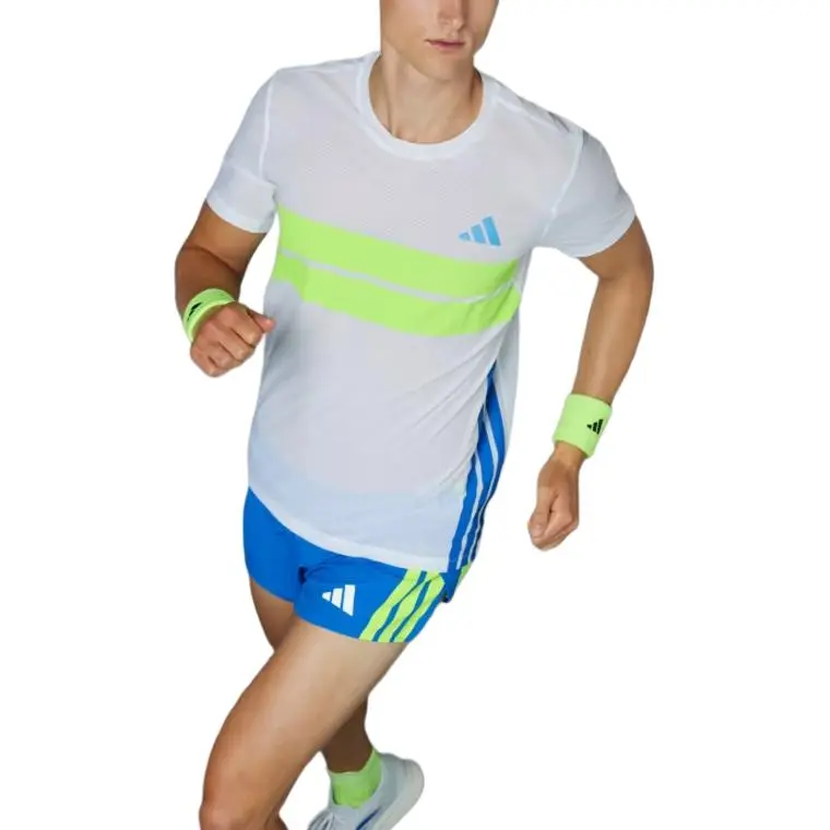 Adidas Free Shipping With AdiClub Adizero Retro Running Tee-1