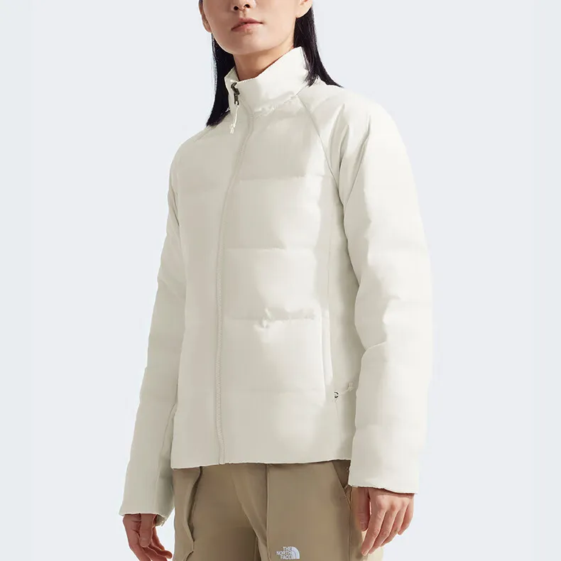 THE NORTH FACE City Outdoor Collection Waterproof And Windproof To Keep Warm Windbreaker Jacket Women's White-3