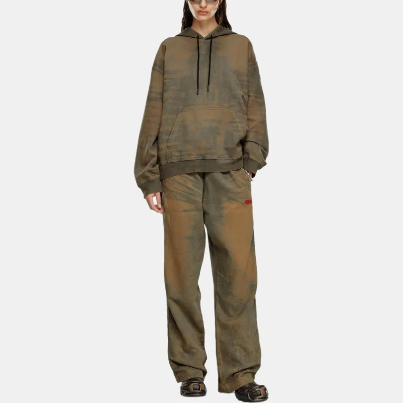 DIESEL FW24 Sweatshirt Unisex Beige/Gray-1