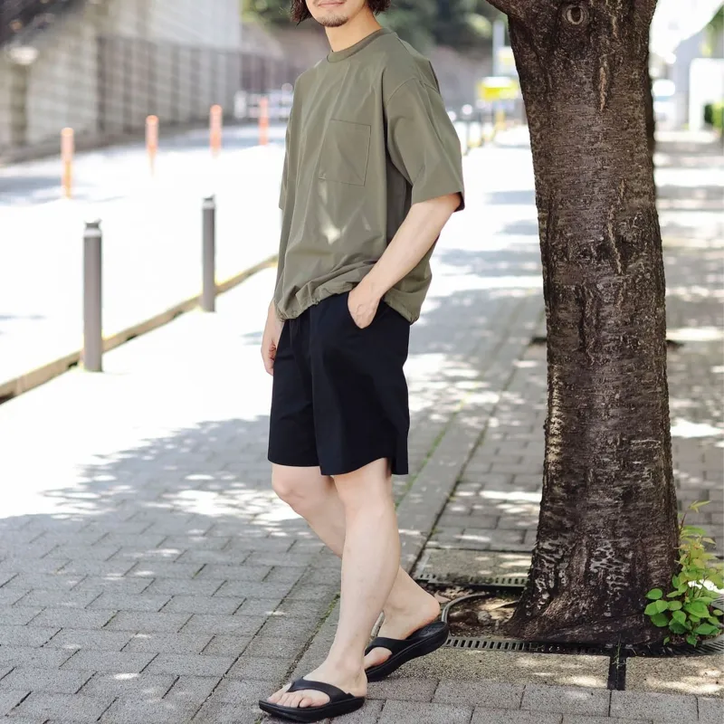 Beams T Shirts Men Olive-6