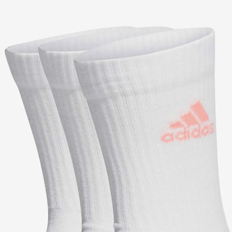 Adidas Mid Calf Socks Unisex 3 Pack White-1