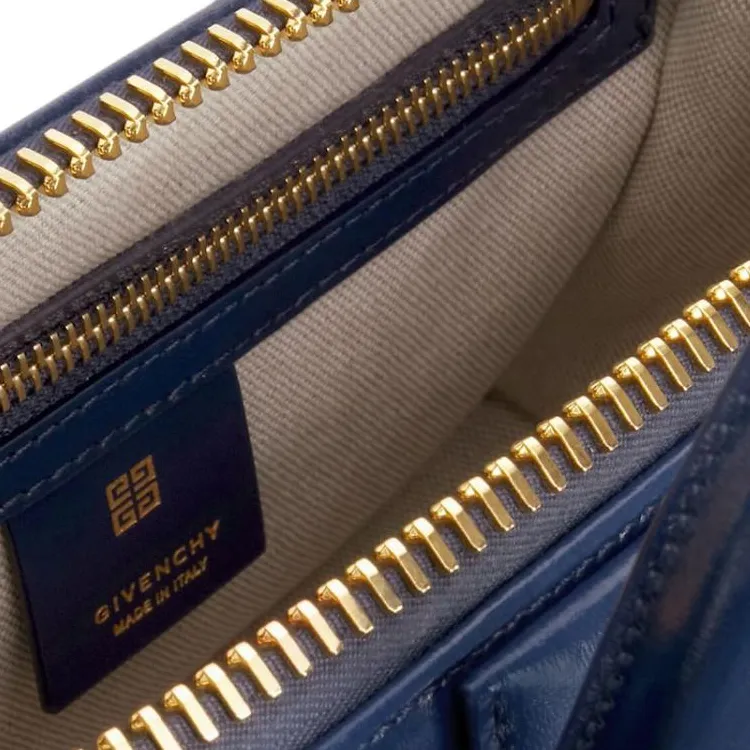 Givenchy Antigona Cow Leather Shoulder Bag, Crossbody Bag, Handbag Mini Women's Marine Blue-4