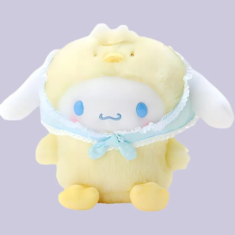 Sanrio Cinnamoroll Easter Chick Collection, Chirping Dolls Plush Doll 16cm High-2