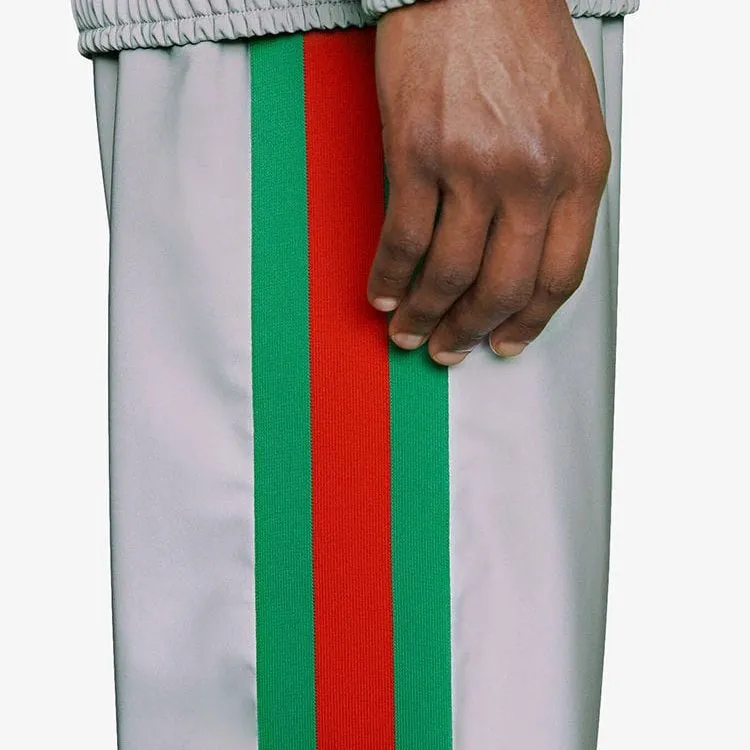 GUCCI Knitted Sweatpants Men Silver-4