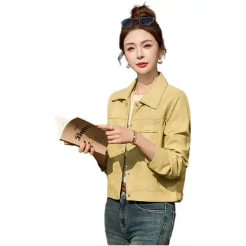 Fele.d Leather Jackets Women's
