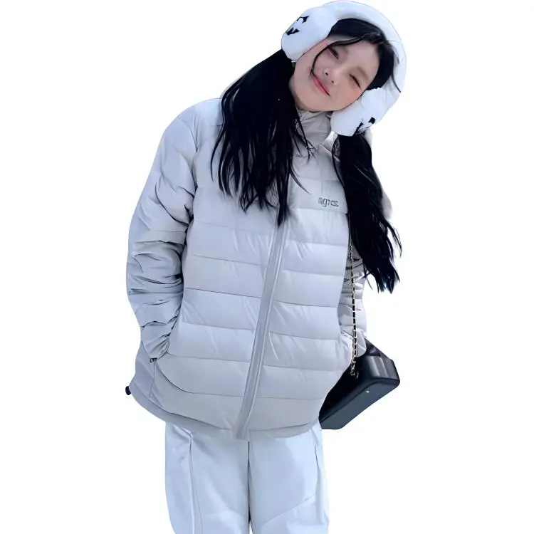 AGXS Puffer Jackets Unisex Gray-2