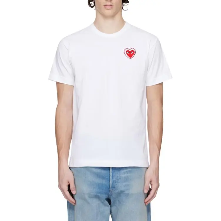 COMME DES GARCONS SHIRT Metalstone Heart T-Shirt-1