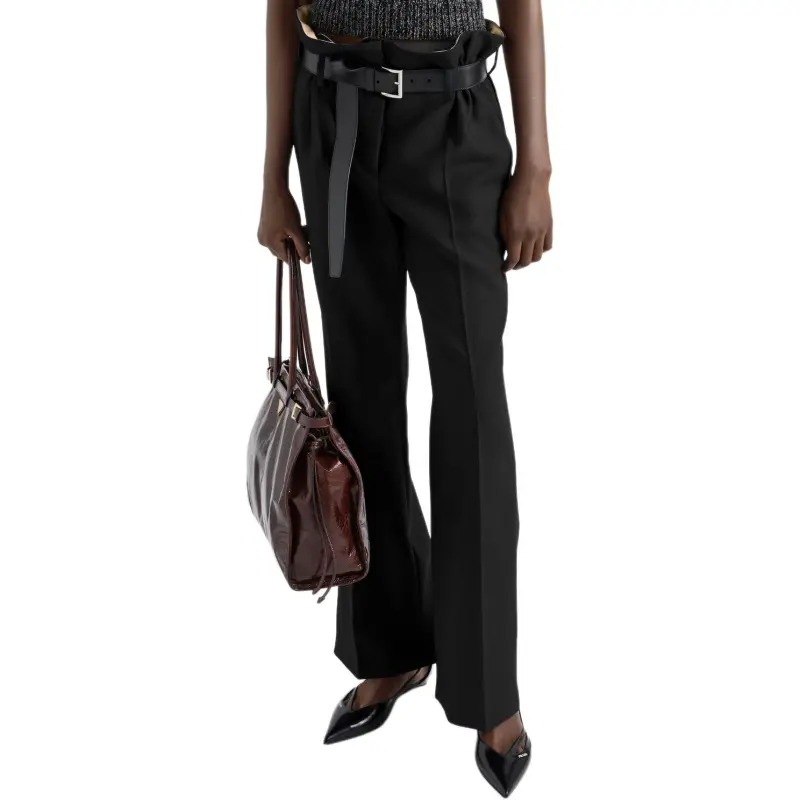 PRADA Belted Pleated Trousers-2