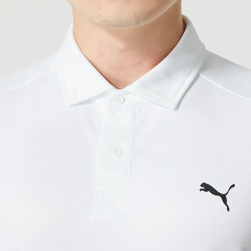 PUMA Polo Shirts Men White-3