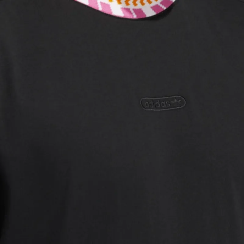 Adidas Originals RIB DETAIL SS T T Shirts Men Black-3