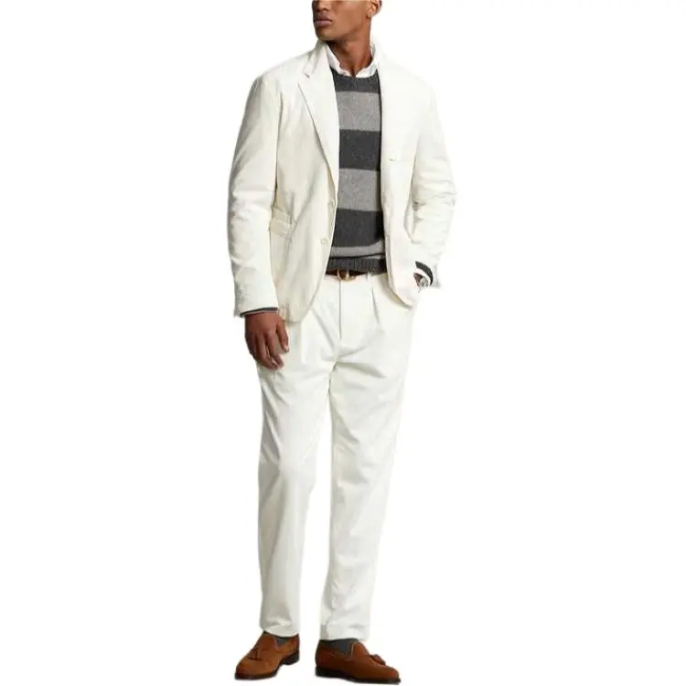 Polo Ralph Lauren Business Suits Men White-2