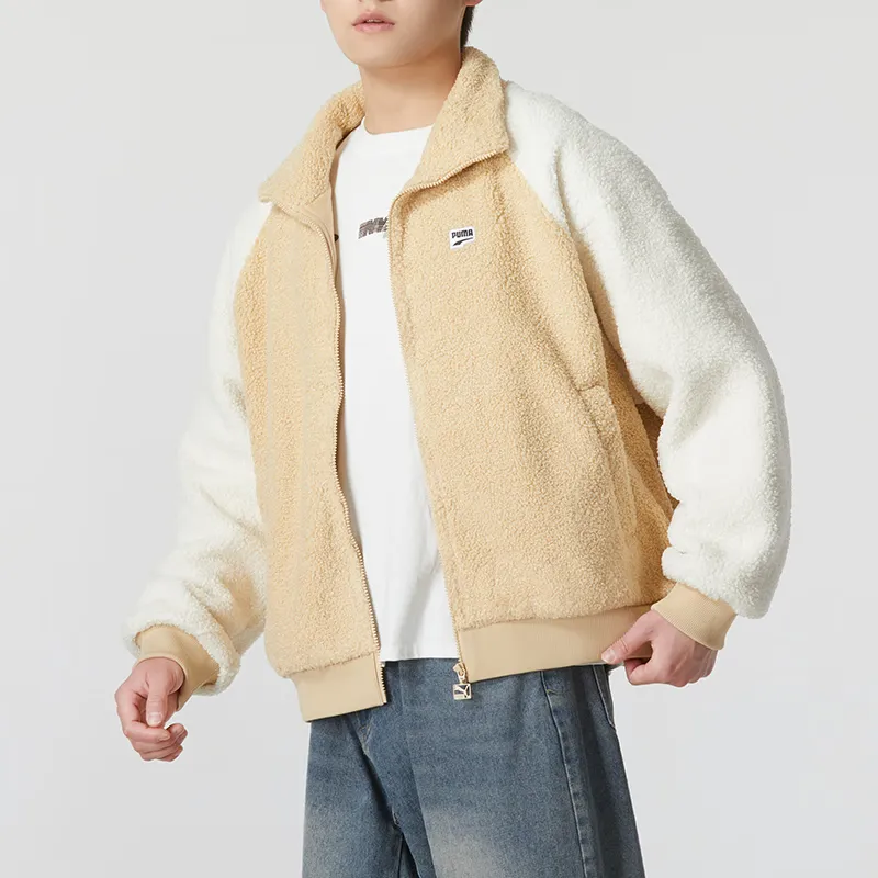 PUMA Velvet Jackets Unisex Coffee-2