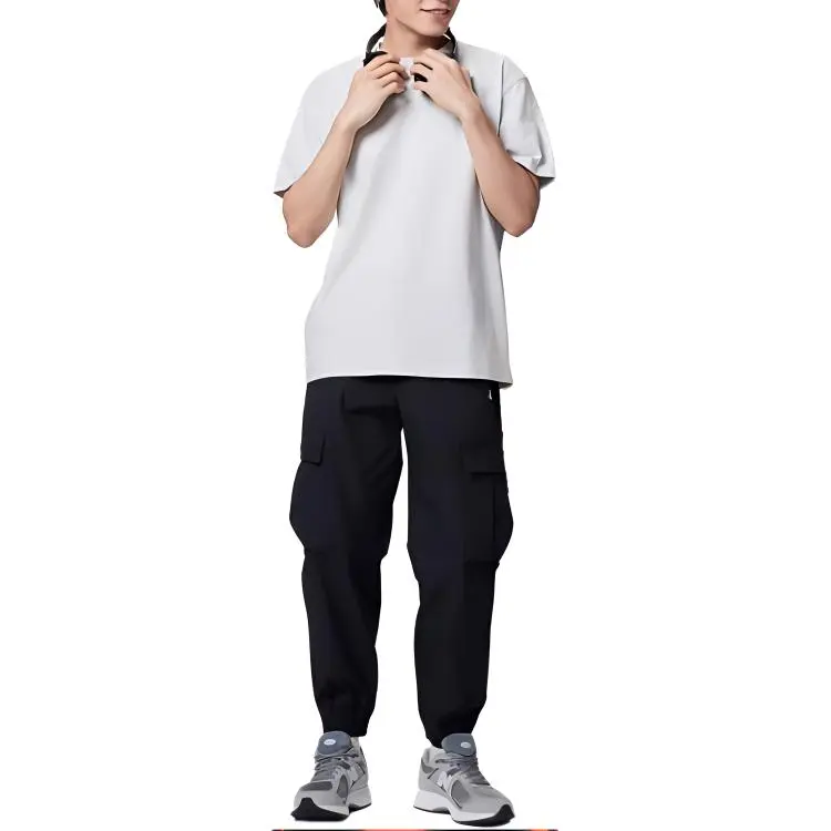 New Balance Knitted Sports Pants Men's Black-3