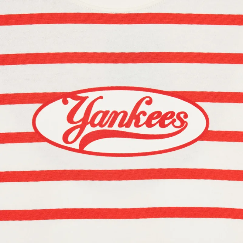 MLB T Shirt New York Yankees Unisex Cream-2