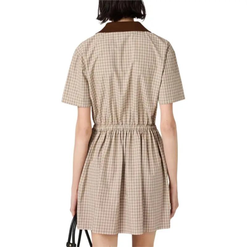 MIU MIU Checked Mini Dress-3