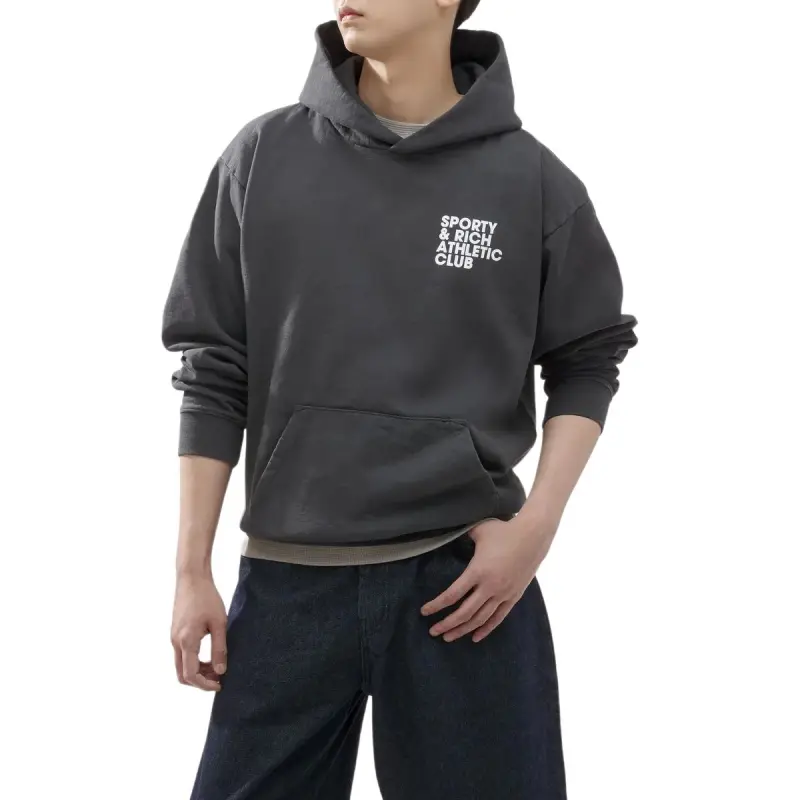 SPORTY & RICH Sweatshirt Unisex Black-3