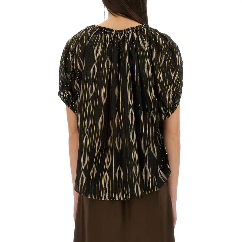 ISABEL MARANT ETOILE Metallic threading Blouse-1
