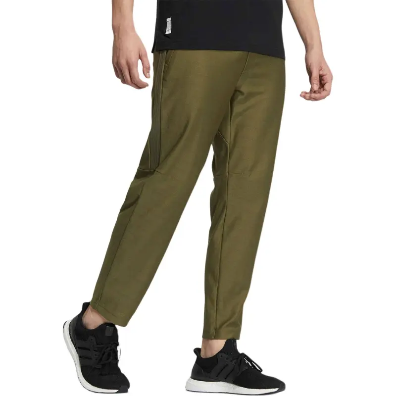 Adidas Wuji Series Knitted Sweatpants Men Dark Olive Green-3