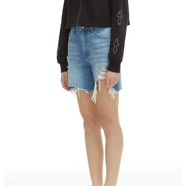 Ed Hardy Denim Shorts Women's Beautiful Blue E1OBW070-4