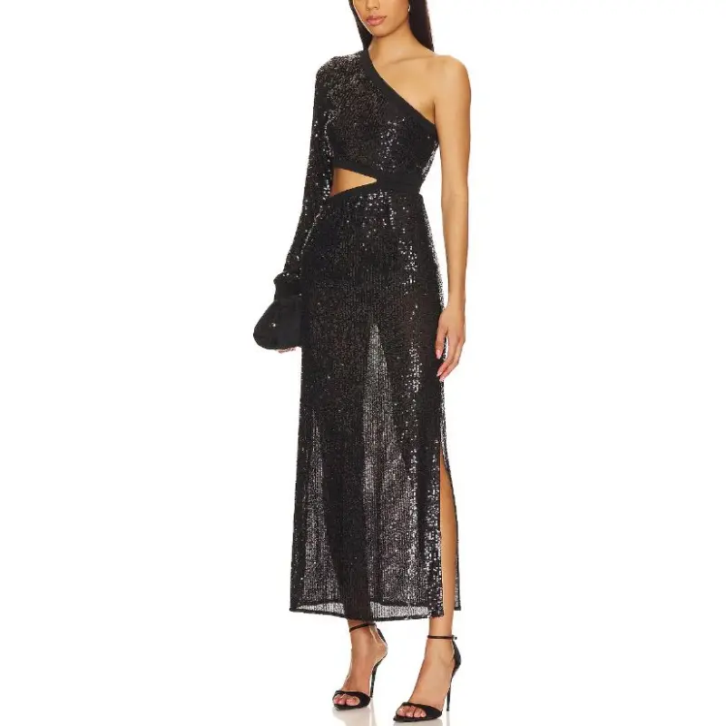 ALLSAINTS Long-Sleeved Dresses Women's Black-2