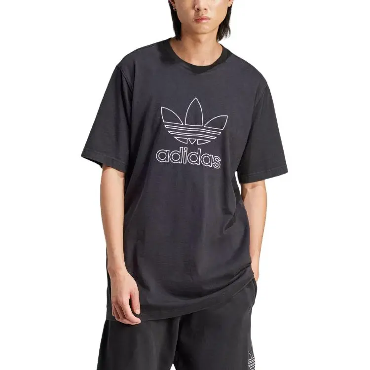Adidas Adicolor Outline Trefoil Tee-1