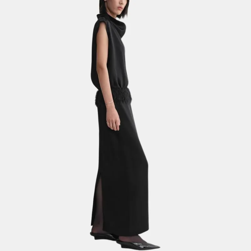 TOTEME Fringed Maxi Skirt-2