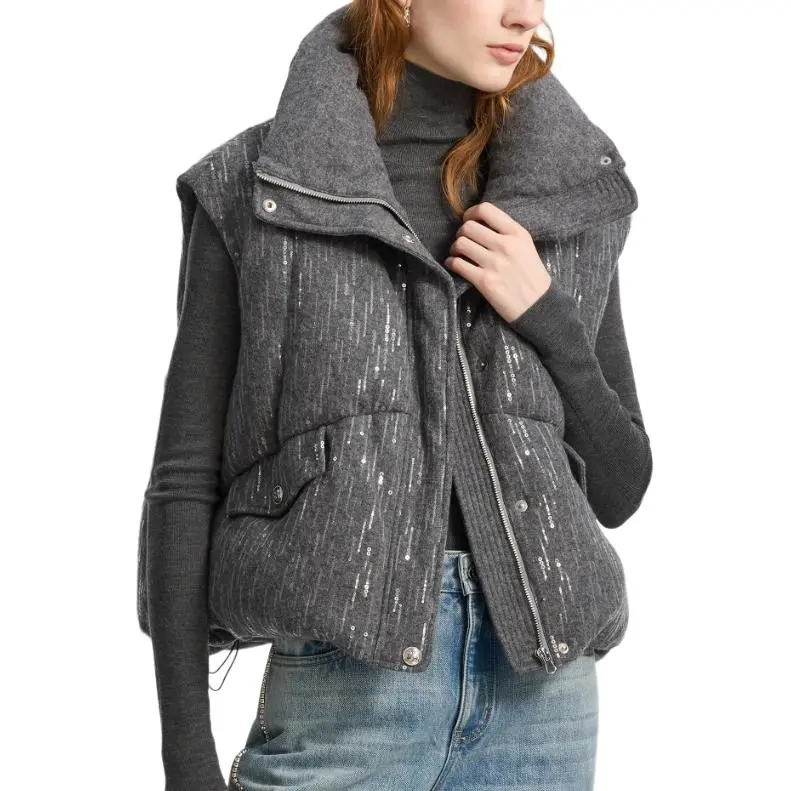 Bebe Down Jackets Women's Gray-3