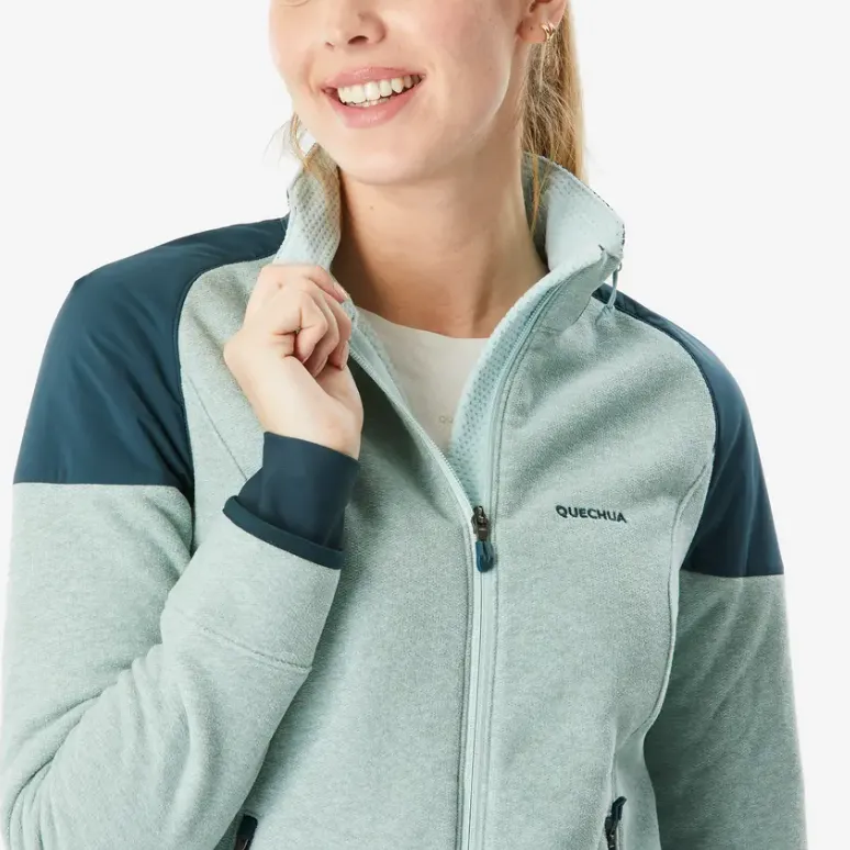 DECATHLON SH500 Jackets Coats Women's Green/Deep Sea Turquoise-3