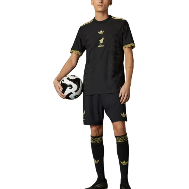 Adidas Originals Mexico 25 Gold Shorts-3