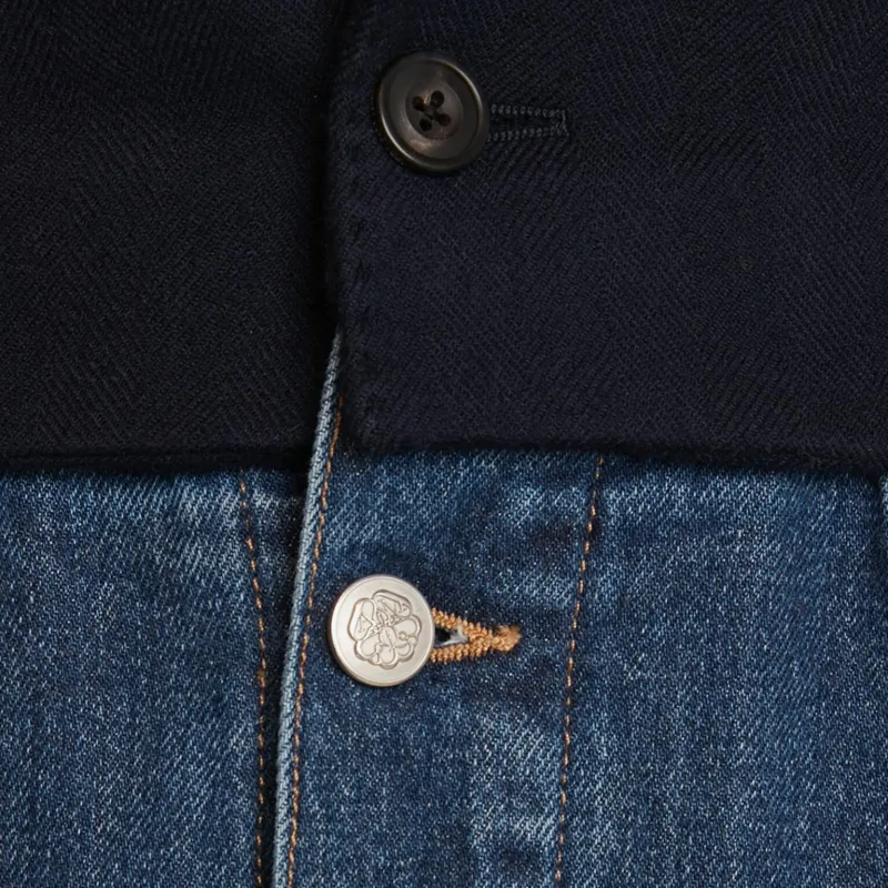 Alexander McQueen FW21 Jackets & Coats Men's Marine Blue-4