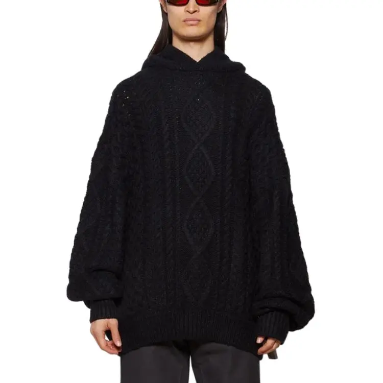 Fear Of God Essentials Cable Knit Hoodie-3