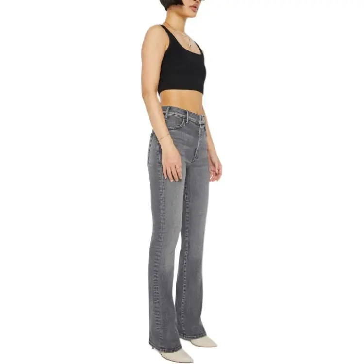MOTHER Jeans Women's Gray Blue-2
