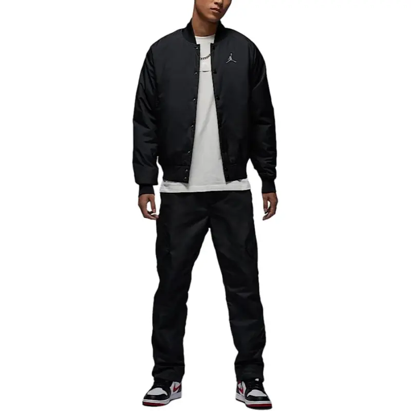 Jordan As M J Jackets Coats Men's Black-4