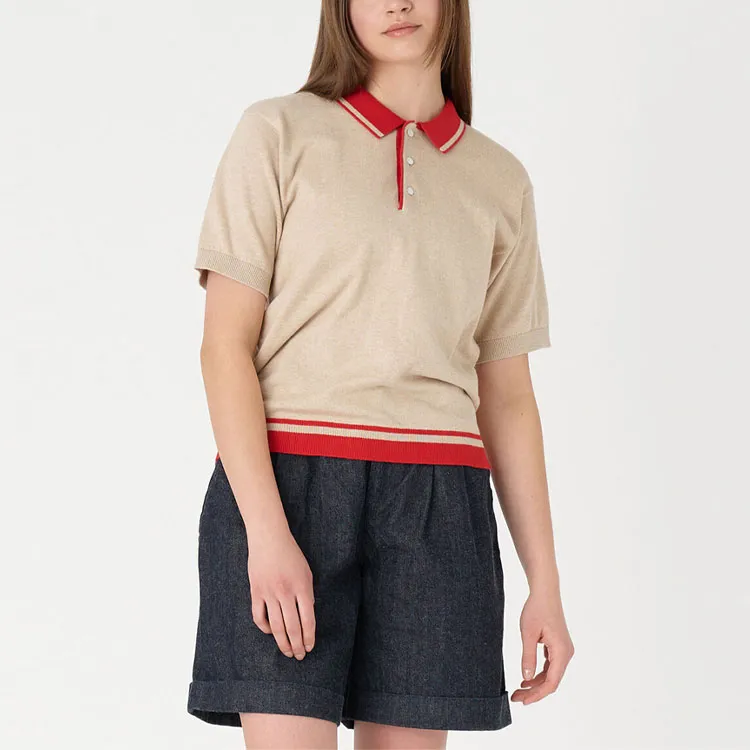 Levis Polo Shirts Women's Beige-3