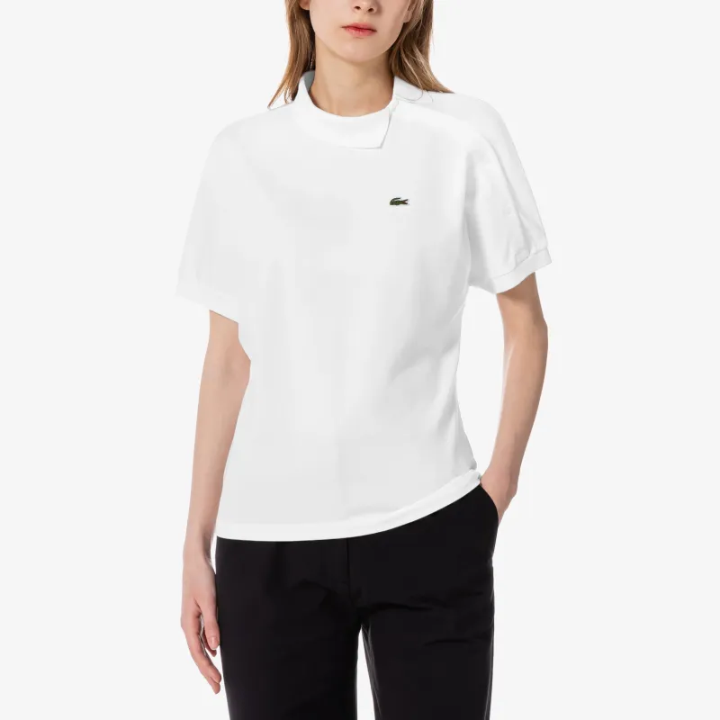 LACOSTE Polo Shirt Women's White-3