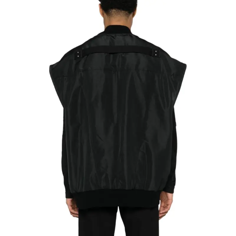 RICK OWENS Zip Up Sleeveless Gilet-4